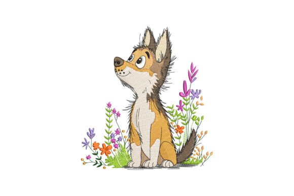 Floral Dog: A Smart Embroidery Choice for Small Business Branding