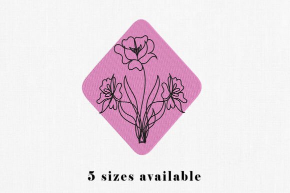 Floral Line Art: Whimsical Charm for Handmade Gifts